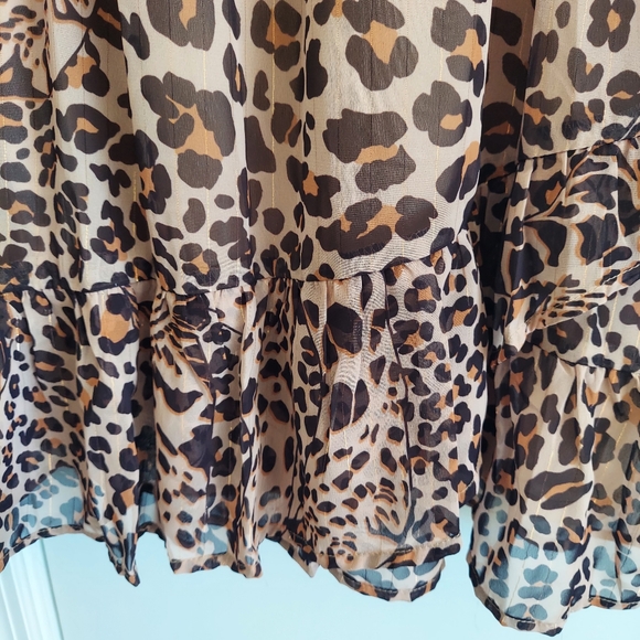 Aqua Animal Sexy Leopard Print Dress - Picture 6 of 8